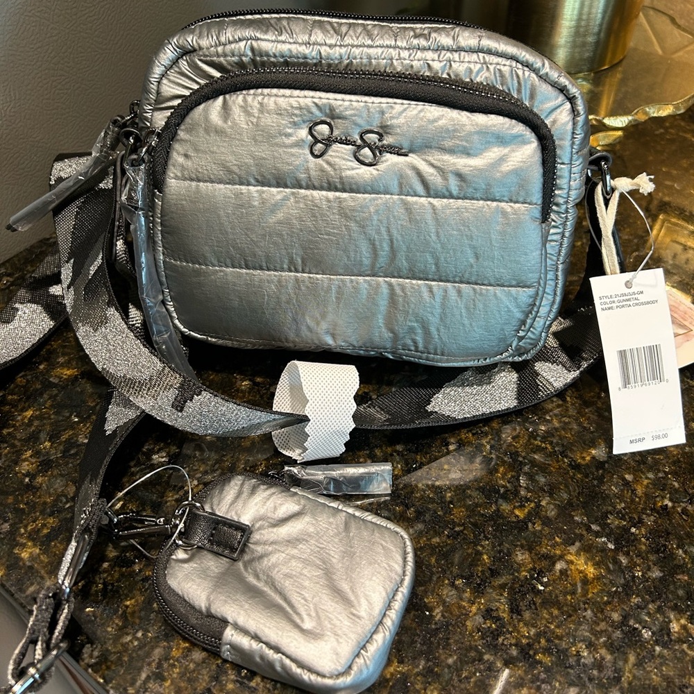 Jessica Simpson Portia Crossbody Bag in Gunmetal